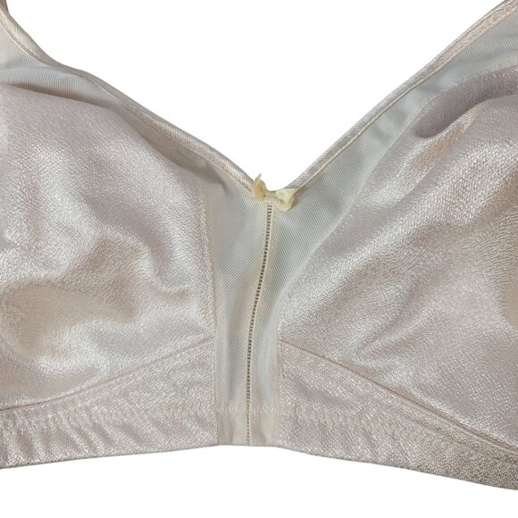 Playtex 18 Hour Wirefree Bra Beige 44B Soft Cup Comfort Strap Wide Adj #4013 - Picture 4 of 11